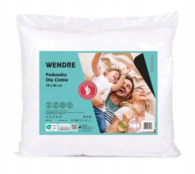 Wendre Poduszka voor Jouw - Grote Anti-allergische Kussen - 70x80 cm - Wit
