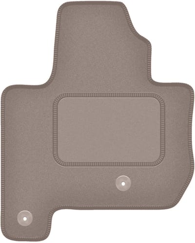 Beige bestuurdersmat voor: Kia Soul EV hatchback (2013-2019)