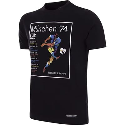 COPA - Panini FIFA Duitsland 1974 WK T-shirt - Heren - Zwart - S