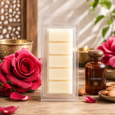 Waxmelts Ayurveda - Snapbar - Good Habits - Wellnessgeur - Spa geur - 55 gram - Sojawas - Handmade - Dierproefvrij - Vegan - Huisparfum - Voor in geurbrander - Waxbrander - Geur in huis - Wax melt - Geurkaars - Parfum