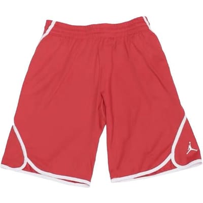 Jordan Flight Effen Zijsplit Ademende Basketbalbroek Heren Onderkleding Rood 865851-657 XXXL white