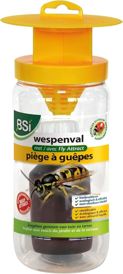 Hoornaar Val - Hoornaarval Aziatische - Wasp Trap - 200 ml - Inclusief Aantrekkingsmiddel - Effectieve Wespenvanger - Voor Buiten