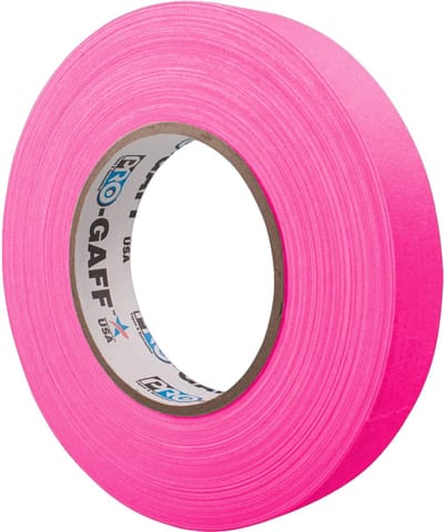 Pro Tapes Pro Gaff Fluor Gaffa Tape 24mm x 45m Roze