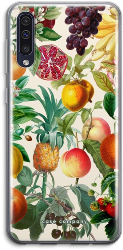 Case Company® - Hoesje geschikt voor Samsung Galaxy A50 hoesje - Classic Flora - Soft Cover Telefoonhoesje - Bescherming aan alle Kanten en Schermrand