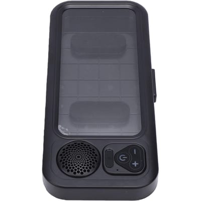 Douche Telefoonhouder Waterdicht Bluetooth Speaker Touchscreen Helder Geluid Douche Telefoonhoes zwart