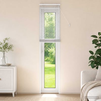 vidaXL - Venetiaanse - jaloezie - Wit - 40 - x - 250 - cm - 35 - mm