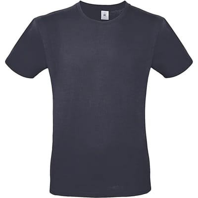 Classic E150 T-shirt B&C Collectie Light Navy Maat S