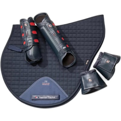 Handschoenovertrek voor paarden Premier Equine Carbon Wrap Over Reach