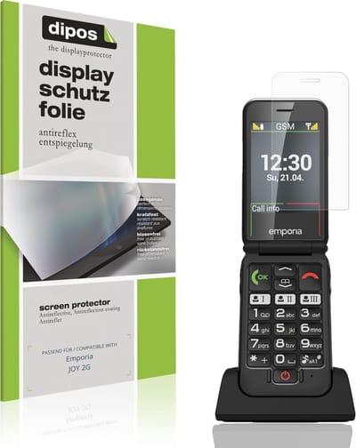 dipos – 4x Matte Beschermfolie geschikt voor Emporia JOY 2G | Krasbestendige & antireflecterende Screenprotector Ultra-Thin