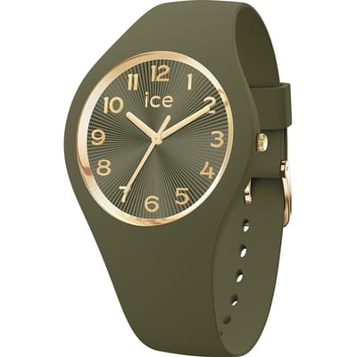 Ice Watch ICE champagne - Olive green 025254 Horloge - Siliconen - Groen - Ø 37 mm