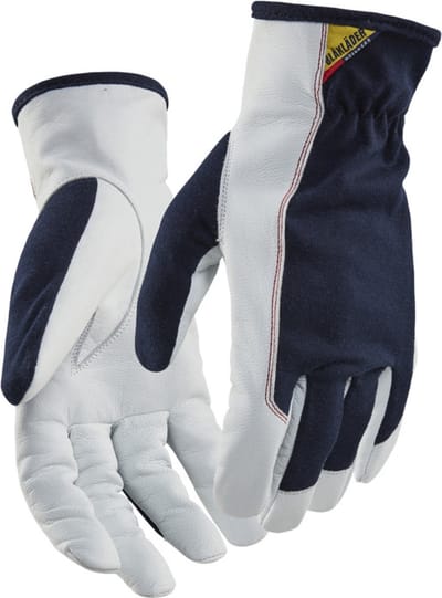 Blaklader Lederen handschoen 2803-1458 - Donkerblauw/Wit - 9