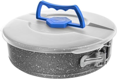 Springvorm Graniet met Deksel GRANDE 26 cm - Taartvorm - Bakvorm - Cakevorm