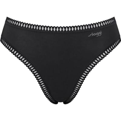 Sloggi Women GO Crush High leg (3-pack) - dames slip - zwart