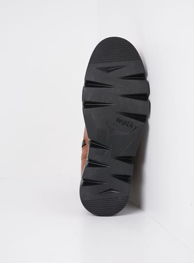 Wolky Dames Hoge veterschoenen 06325 Hope XW Bruin