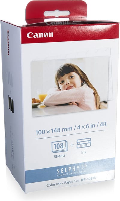 Canon KP-108IN - Inktcartridges Kleur + Fotopapier