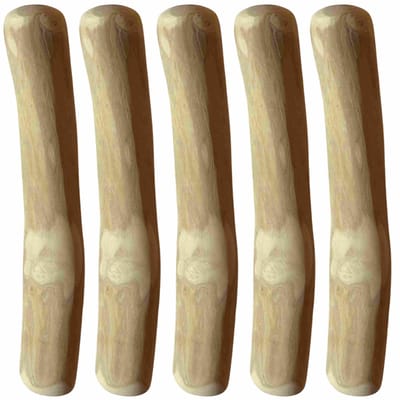 Boris & Lotje Koffieboom Kauwwortel Hond S (13–15 cm) - 5 Stuks - Hondensnack - Kauwstaaf - Harde Kauwsnack - Hypoallergeen - Coffee Wood