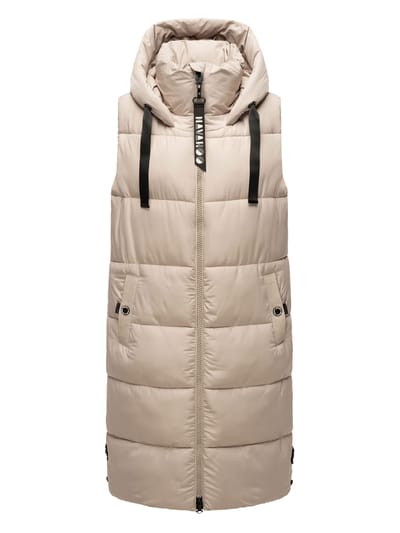 Navahoo dames lange bodywarmer Schnuffelchen – Warm & Stijlvol met Capuchon