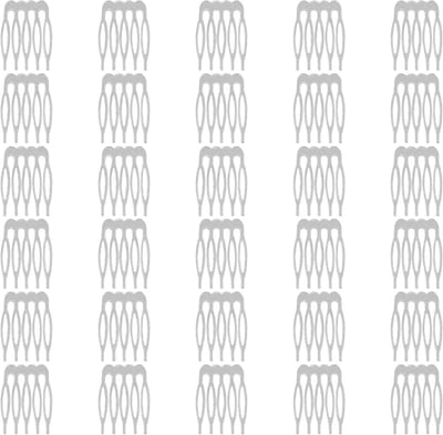30 stuks Metalen Haar Zijkammen met 5 Tanden voor Bruidssluiers en Doe-Het-Zelf Projecten