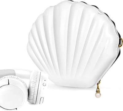 Hard Shell Reistas voor Opvouwbare On-Ear/Over-Ear Hoofdtelefoon - Wit
