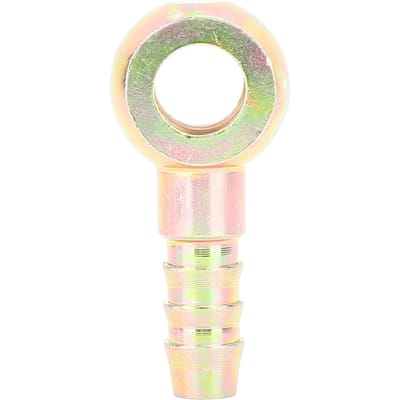 Adaptateur de Queue de Tuyau à Barbillon Poussant M10 vers 3/8 pouce Adaptateur de Queue de Tuyau à Barbillon de Pompe à Carburant à Forte Capacité de Charge pour Connexion de Tuyau beige