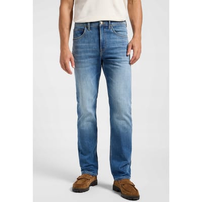 Lee Brooklyn Straight Highland Jeans Maat: W36L34 | Straight Jeans Outlet | Heren | Blauw