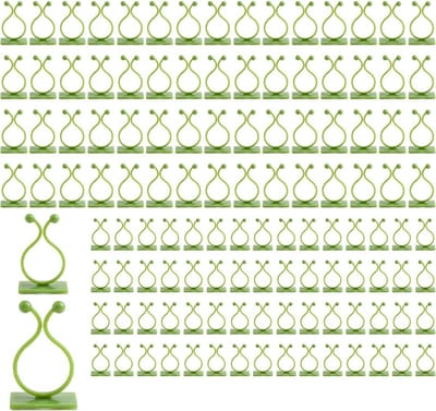 120 Stuks Plant Bevestigingsclips voor Klimplanten, Muurbeugels, Plant Houders en Tuinaccessoires