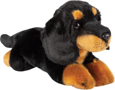 Suki Gifts hond knuffeldier - Teckel - 30 cm - pluche - honden knuffels
