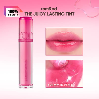 romand - The Juicy Lasting Tint Rare Juicy Series - 5 Colors #26 Mystic Peach
