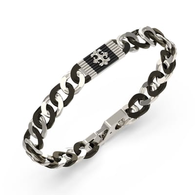 Guess Jewellery JUMB05063JWSTBKS Armband Zilverkleurig