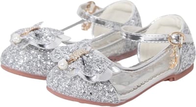 Het Betere Merk prinsessen schoenen - toverstaf meisje + tiara - kroon - maat 31 - zilveren prinsessen schoenen plastic