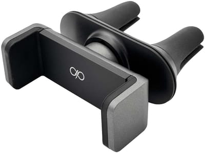 Force Case, Universele autohouder met dubbele clip, 360° draaibaar en verstelbare houder, Zwart