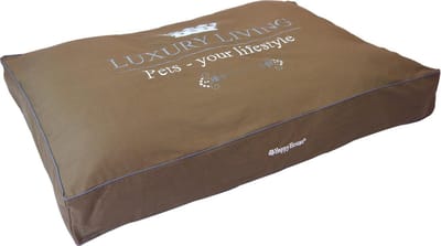 Happy-House Luxury Living Hondenkussen Taupe - Maat: S