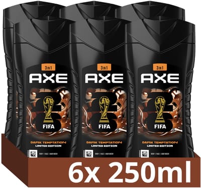AXE 3-in-1 Douchegel - Dark Temptation - 6 x 250 ml