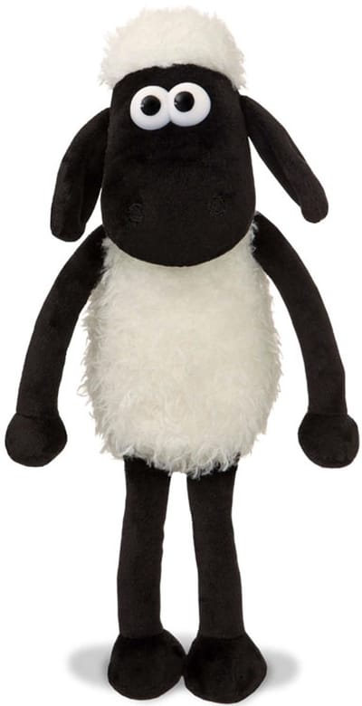 Knuffel Pluche Shaun het schaap/Shaun the Sheep - 20,5cm