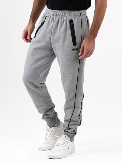 Sjeng Sports OLLY - Maat: M College Grey Melange - Tennis Broek Mannen - Sportbroek - Katoen