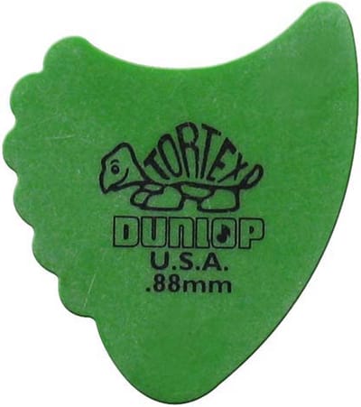 Dunlop 414-R-88 0.88 Mm Groene Plectra Set 72 Stuks Voor Elektrische En Akoestische Gitaar