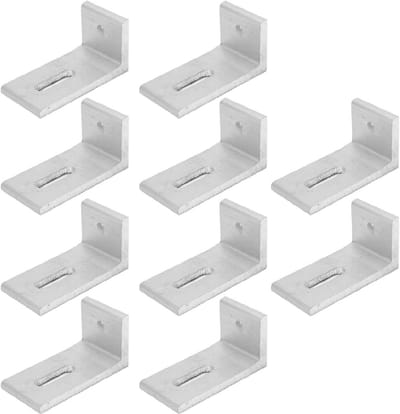 10x Zonpaneel Montagebeugels L-voet Aluminium voor Dak PV Systemen