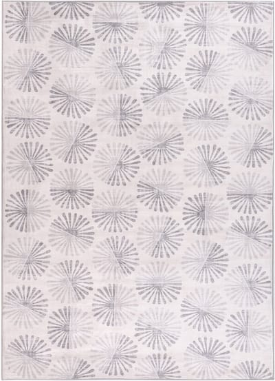CATAK - Vloerkleed - Gebroken wit - 140 x 200 cm - Polyester