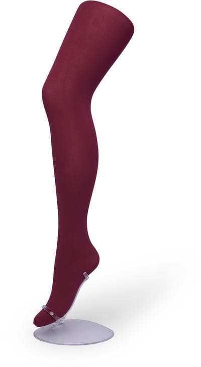 Bonnie Doon Opaque Comfort Panty 40 Denier Donker Rood Dames maat 36/38 S - Extra brede Comfort Boord - Tekent Niet - Kleedt Mooi af - Mat Effect - Gladde Naden - Maximaal Draagcomfort - Donkerrood - Bordeaux - Rhododendron - BN161911.338