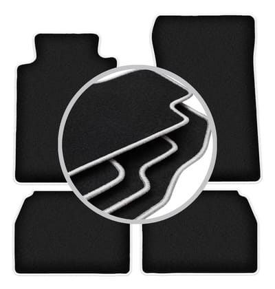 CARLUX-SILVER automatten voor: Mercedes C 190 W201 sedan (1982-1993)