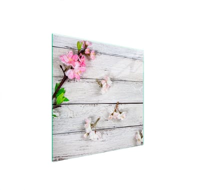TMK ArtDeko - Snijplank - Hittebestendige Glazen Beschermplaat - 50x52 cm - Voor Alle Soorten Kookplaten