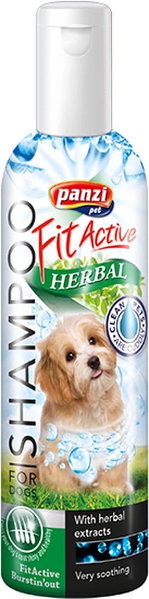 Panzi-Pet - Hondenshampoo gevoelige huid -met kruidenextract - tegen jeuk - Herbal - 200ml