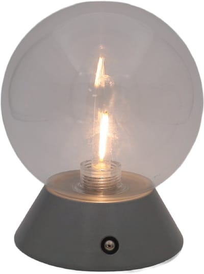 Luxus Europe - Tafellamp Touch Nora Zilver - Draadloze LED Tafellamp Binnen - USB-C Oplaadbaar - Touchbediening - Dimbaar - 3 Lichtkleuren