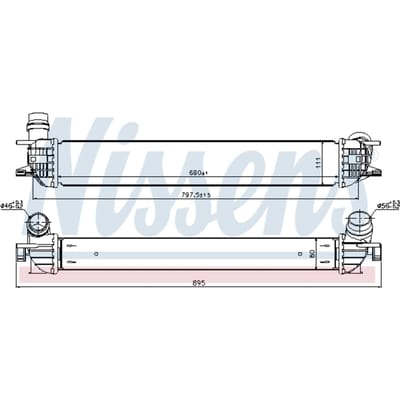 Intercooler NISSENS 96502