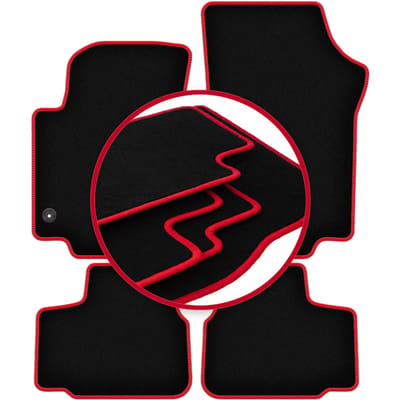 CARLUX-RED automatten voor: Skoda Citigo hatchback (2011-)