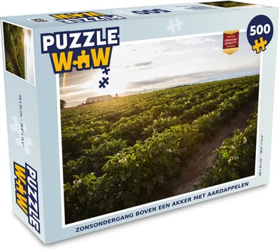 Puzzel Lucht - Zon - Groen - Legpuzzel - Puzzel 500 stukjes