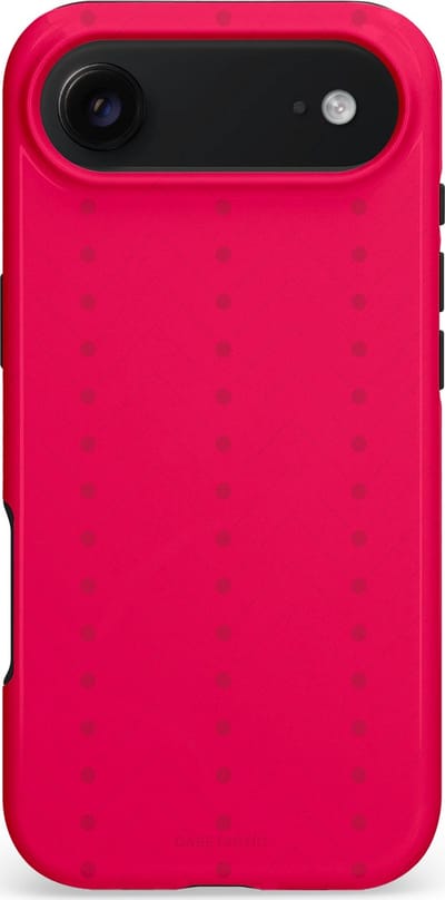 Casetastic hoesje geschikt voor Apple iPhone Air - MagSafe - Dubbellaagse bescherming - Ritmisch rood - Fashion Case - Rood
