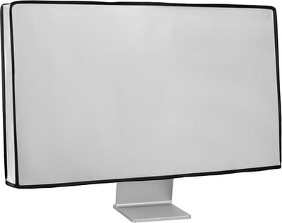 kwmobile beschermhoes monitor geschikt voor 34-35" Monitor hoes - Computerscherm cover - Computer accessoires - PC scherm stofkap in wit