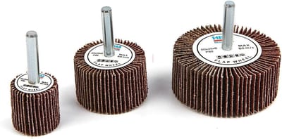 Lamellen schuurschijf - Schuurwiel - Metaal polijsten - Flexibele lamellen - 60x25mm