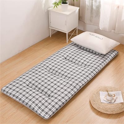 Japanse Futon Matras - Vloermatras Opvouwbaar - Comfortabel Slapen - Huidvriendelijk Ademend - 180x200cm - C